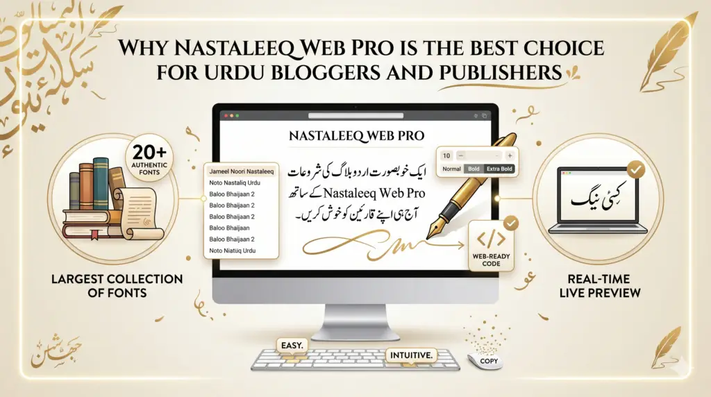 Best Choice for Urdu Bloggers and Publishers