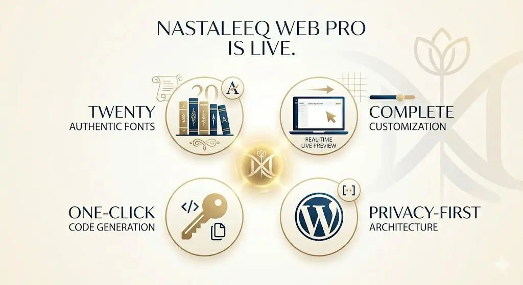 Nastaleeq Web Pro is Live